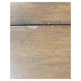 Drop-Leaf Dining Table - Oval Top - Solid Wood with Turned Legs