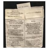 Madison Park Wingback Chair - Blue Faux Leather Nailhead Trim