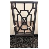 Elk Home Manor Wing Chair - Graystone on Mahogany