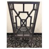Elk Home Manor Wing Chair - Graystone on Mahogany