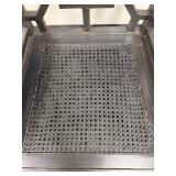 Elk Home Manor Wing Chair - Graystone on Mahogany