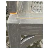 Elk Home Manor Wing Chair - Graystone on Mahogany