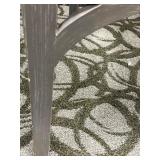 Elk Home Manor Wing Chair - Graystone on Mahogany