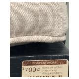 Elk Home Manor Wing Chair - Graystone on Mahogany