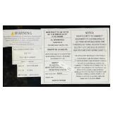 Dining Chairs - Set of 6 Upholstered, Wood Frame, Light Beige Fabric, Weathered Finish