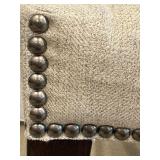 Vanguard Furniture Chairs - Beige Linen Upholstery, Nailhead Trim - Lot of 4