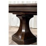Oval Dining Table With Double Pedestal Base