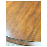 Oval Dining Table With Double Pedestal Base