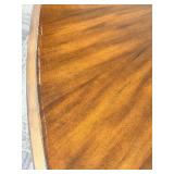 Oval Dining Table With Double Pedestal Base