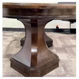 Oval Dining Table With Double Pedestal Base
