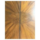 Oval Dining Table With Double Pedestal Base