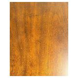 Oval Dining Table with Turned Legs - 2 Additional Table Leafs and Table Top Protector