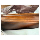 Oval Dining Table with Turned Legs - 2 Additional Table Leafs and Table Top Protector