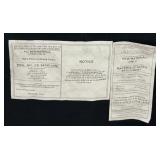 Thomasville Leather Dining Chairs Pair - Nailhead Trim & Carved Wood Legs (Set of 2 - matching lots 64 & 65)