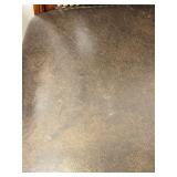 Thomasville Leather Dining Chairs Pair - Nailhead Trim & Carved Wood Legs (Set of 2 - matching lots 64 & 65)