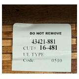 Thomasville Leather Dining Chairs Pair - Nailhead Trim & Carved Wood Legs (Set of 2 - matching lots 64 & 65)