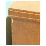 Northern Furniture Co. Sideboard Buffet with Center Curved Drawers & Oval Inlays