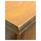 Northern Furniture Co. Sideboard Buffet with Center Curved Drawers & Oval Inlays