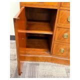Northern Furniture Co. Sideboard Buffet with Center Curved Drawers & Oval Inlays