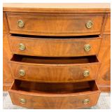 Northern Furniture Co. Sideboard Buffet with Center Curved Drawers & Oval Inlays