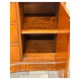 Northern Furniture Co. Sideboard Buffet with Center Curved Drawers & Oval Inlays