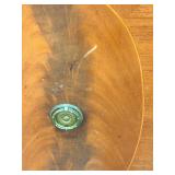 Northern Furniture Co. Sideboard Buffet with Center Curved Drawers & Oval Inlays