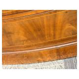 Northern Furniture Co. Sideboard Buffet with Center Curved Drawers & Oval Inlays