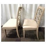 Universal Furniture Crisscross Back Dining Chairs -Lot of 2 (Matches Lot 67 & 69)