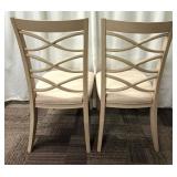 Universal Furniture Crisscross Back Dining Chairs -Lot of 2 (Matches Lot 67 & 68)