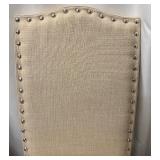 Legacy Classic Furniture Dining Chairs - Linen Beige Upholstery with Nailhead Trim - Set of 4 (Matches lots 72 & 73)