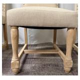 Legacy Classic Furniture Dining Chairs - Linen Beige Upholstery with Nailhead Trim - Set of 4 (Matches lots 72 & 73)
