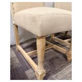 Legacy Classic Furniture Dining Chairs - Linen Beige Upholstery with Nailhead Trim - Set of 4 (Matches lots 72 & 73)