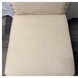 Legacy Classic Furniture Dining Chairs - Linen Beige Upholstery with Nailhead Trim - Set of 4 (Matches lots 72 & 73)