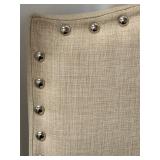 Legacy Classic Furniture Dining Chairs - Linen Beige Upholstery with Nailhead Trim - Set of 4 (Matches lots 72 & 73)