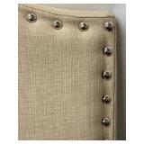 Legacy Classic Furniture Dining Chairs - Linen Beige Upholstery with Nailhead Trim - Set of 4 (Matches lots 72 & 73)