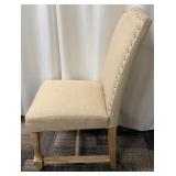 Legacy Classic Furniture Dining Chairs - Linen Beige Upholstery with Nailhead Trim - Set of 4 (Matches lots 72 & 73)