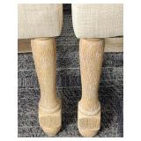 Legacy Classic Furniture Dining Chairs - Linen Beige Upholstery with Nailhead Trim - Set of 2 (Matches lots 71 & 73)