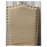 Legacy Classic Furniture Dining Chairs - Linen Beige Upholstery with Nailhead Trim - Set of 2 (Matches lots 71 & 72)