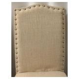 Legacy Classic Furniture Dining Chairs - Linen Beige Upholstery with Nailhead Trim - Set of 2 (Matches lots 71 & 72)
