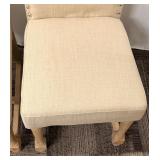 Legacy Classic Furniture Dining Chairs - Linen Beige Upholstery with Nailhead Trim - Set of 2 (Matches lots 71 & 72)