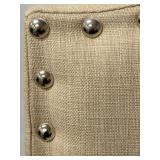 Legacy Classic Furniture Dining Chairs - Linen Beige Upholstery with Nailhead Trim - Set of 2 (Matches lots 71 & 72)