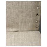 Legacy Classic Furniture Dining Chairs - Linen Beige Upholstery with Nailhead Trim - Set of 2 (Matches lots 71 & 72)