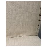 Legacy Classic Furniture Dining Chairs - Linen Beige Upholstery with Nailhead Trim - Set of 2 (Matches lots 71 & 72)