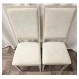 Legacy Classic Furniture Dining Chairs - Pair, Light Washed Gray Finish (Matches lot 75)