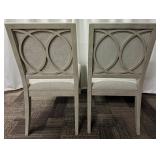 Legacy Classic Furniture Dining Chairs - Pair, Light Washed Gray Finish (Matches lot 75)