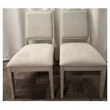 Legacy Classic Furniture Dining Chairs - Pair, Light Washed Gray Finish (Matches lot 74)