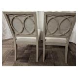 Legacy Classic Furniture Dining Chairs - Pair, Light Washed Gray Finish (Matches lot 74)