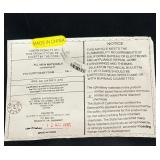 Pair of Tufted Beige Accent Chairs with Nailhead Trim