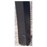 Pair of Tufted Beige Accent Chairs with Nailhead Trim