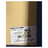 Stone & Leigh Navy Blue Sectional Sofa with Chaise - L-Shaped Couch